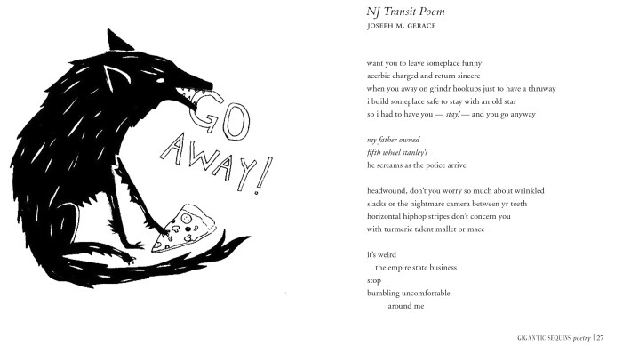 Gigantic Sequins 10.1; editors: Kimberly Ann Southwick, Tafisha A. Edwards, meg willing, et al; cover: Scott Minzy; giganticsequins.com