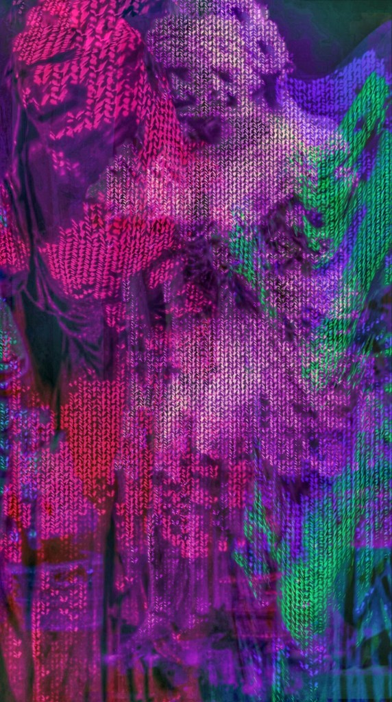 Marble statue of an old woman